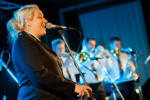 Sängerin der Jazz-Combo LPO BB, Landespolizeiorchester, Landesvertretung Brandenburg - Jazz in den Ministergärten 2017